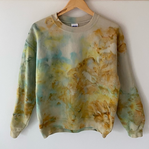 Vintage Tops - Hand-Dyed Vintage Sweatshirt